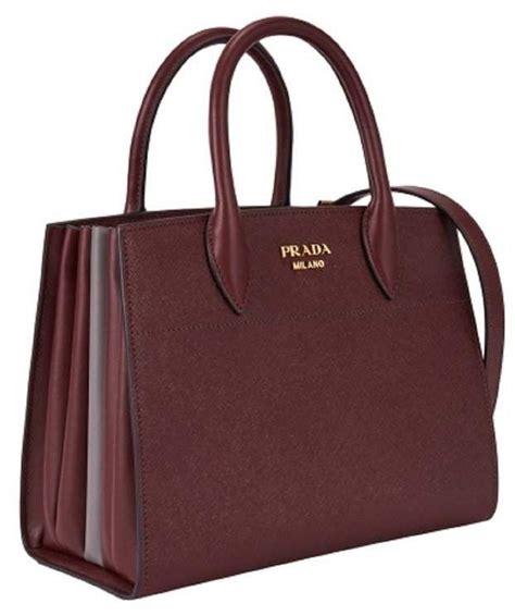 prada bibliothèque tote|More.